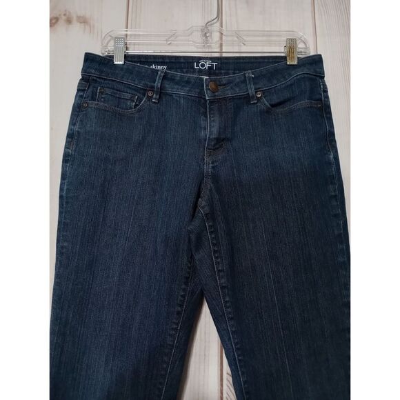 Ann Taylor Jeans‎ Ladies 8 Modern Skinny Dark Wash - Picture 3 of 8